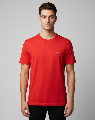 [7849808R] TOMMY CAMISETA ROJO HOMBRE