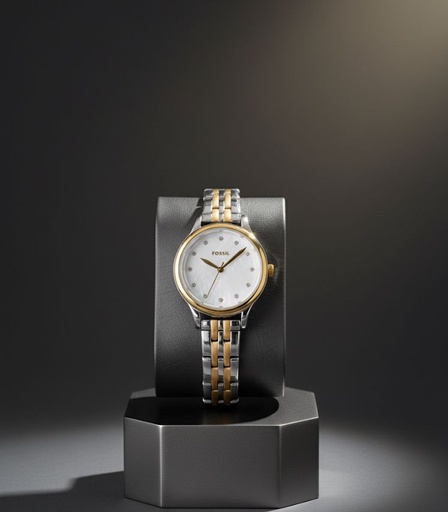 [796483602427] FOSSIL RELOJ REDONDO MUJER PLATA