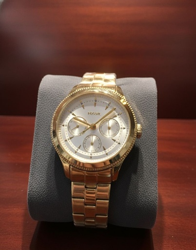 [796483665033] FOSSIL RELOJ DORADO-CREMA MUJER