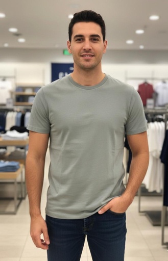 [797098V] GAP CAMISETA VERDE CLARO HOMBRE