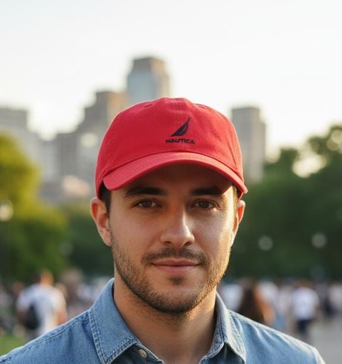 [884423014239] NAUTICA GORRA HOMBRE ROJO