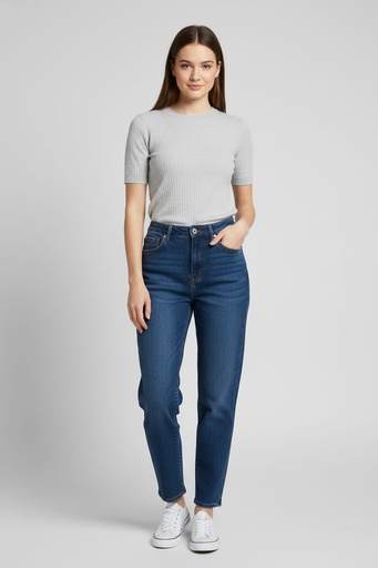 [90251] WAX JEANS MUJER AZUL OSCURO