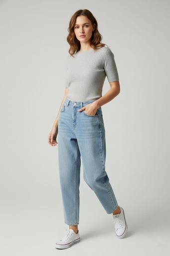 [90251AM] WAX JEANS MUJER AZUL MEDIUM