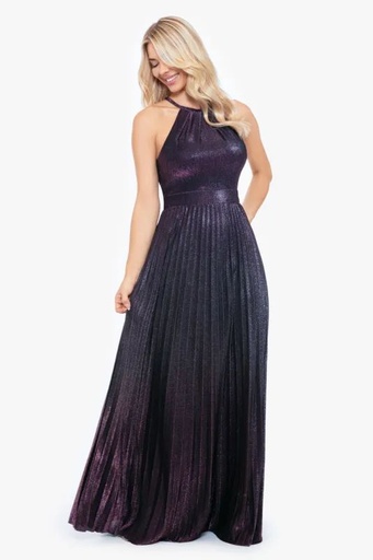 [A26226P] BETSY&ADAM VESTIDO AZUL M.BRILLANT.CLRS
