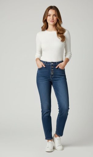 KANCAN JEANS AZUL MEDIUM M. KC3302D
