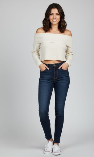 KANCAN JEANS AZUL OSCURO TOBO M. KC7092H