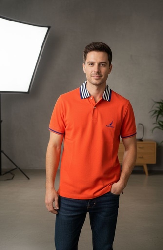 NATUICA CAMISETA C.P ROJO HOMBRE KR3706