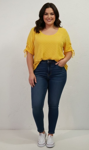 [MT83BU8P5] ZAC&RACHEL BLUSA AMARILLO MUJER